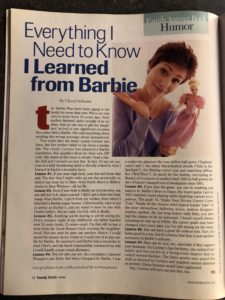 Everything I Need to Know I Learned From Barbie, by Cheryl Solimini